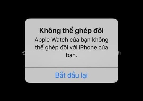 Lỗi sự cố không thể ghép đôi