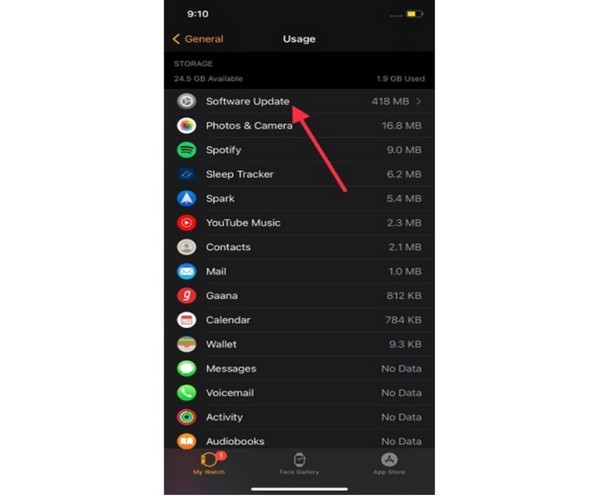 cập nhật phiên bản WatchOS mới