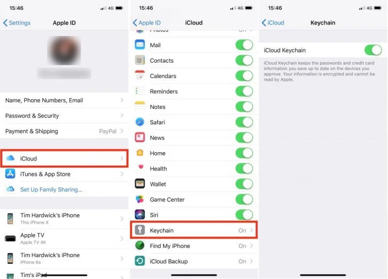 3 cách kết nối iPhone với MacBook M2 đơn giản không ngờ 6 bật tùy chọn icloud keychain