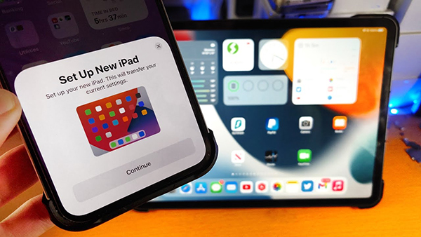 Cài đặt iPad Pro mới mua với thiết lập thủ công