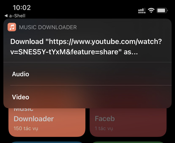 Cách sử dụng phím tắt để tải nhạc và video từ YouTube về iPhone 6 tai-nhac-va-video-tu-YouTube-6