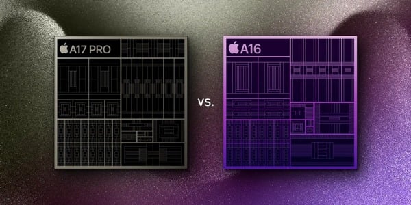Chip A17 Pro cho kết quả vượt xa so với chip A16 Bionic và A15 Bionic