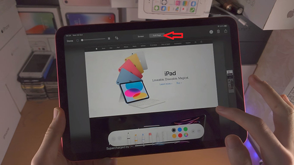 Chụp màn hình iPad Gen 10