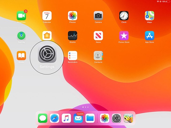 Chụp màn hình iPad Gen 10 bằng cử chỉ vuốt màn hình