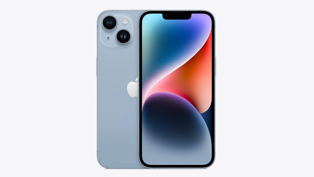 iPhone 14 Plus màu Xanh Biển (Blue) thể hiện sự cân bằng khi không quá sặc sỡ nhưng vẫn thu hút mọi ánh nhìn