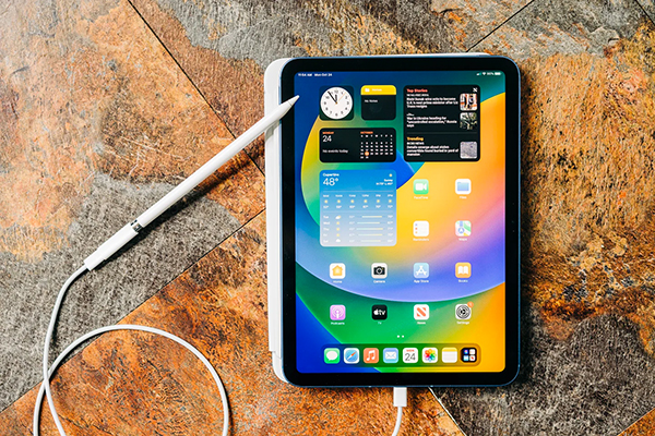 iPad gen 10 kết nối với Apple Pencil