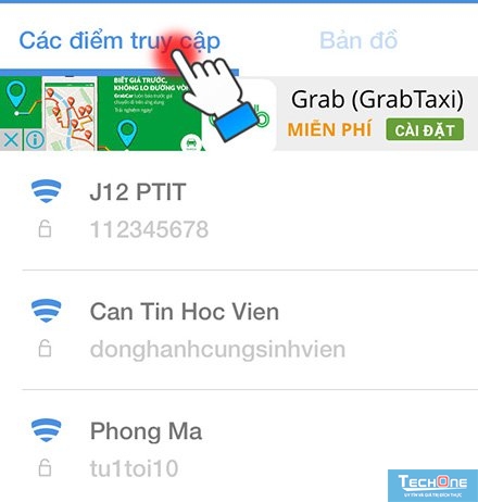 Dò mật khẩu wifi xung quanh bằng iPhone 1 Dò mật khẩu wifi xung quanh bằng iPhone. hình 1
