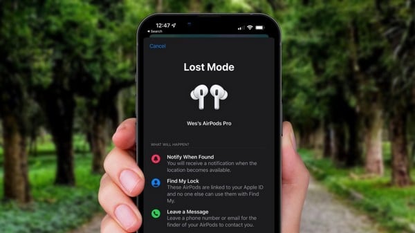 Tìm airpods thất lạc