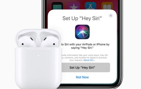 kết nối airpods với Siri