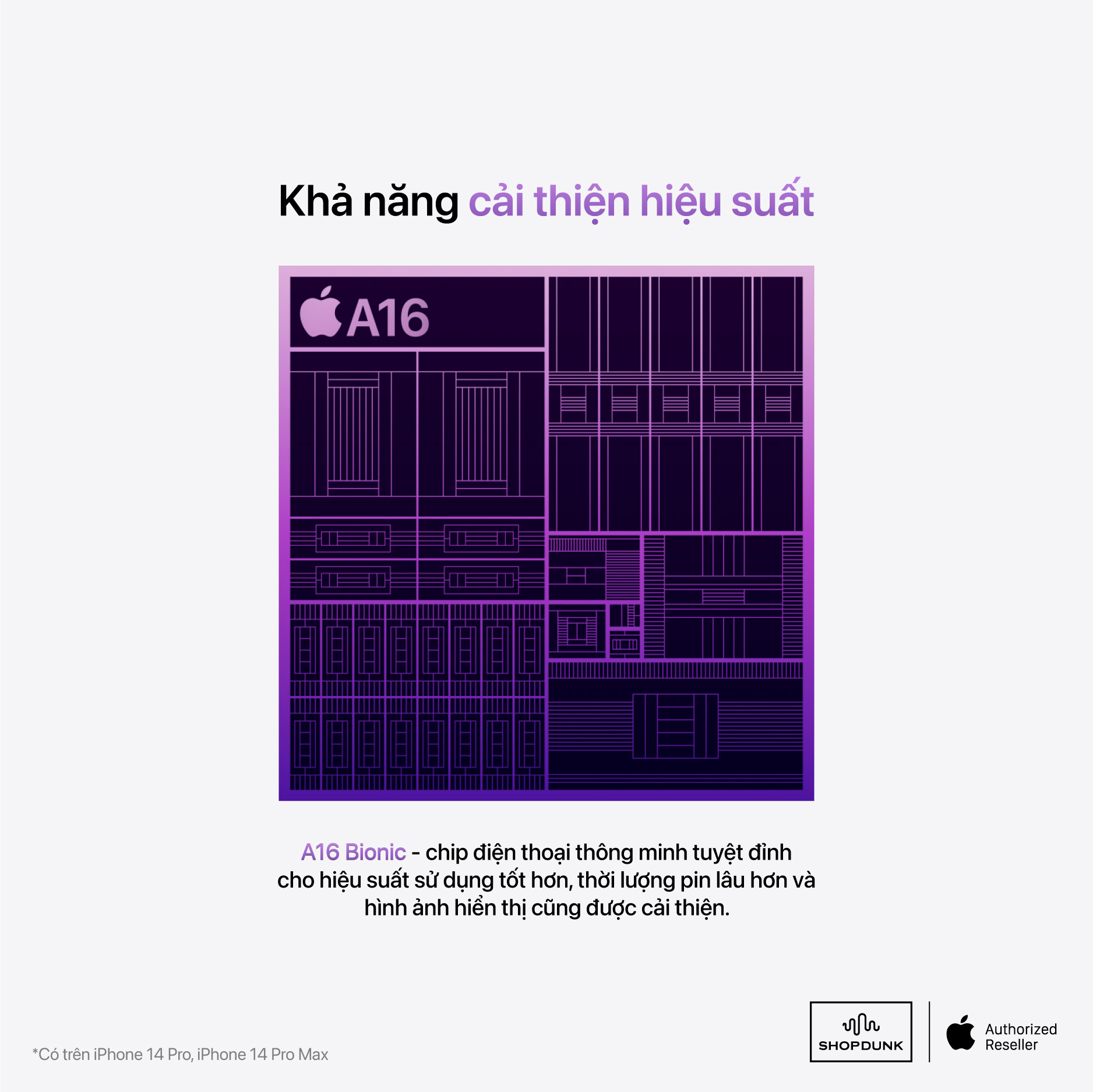 iPhone 14 Pro và 14 Pro Max - Phiên bản nào đáng “xuống tiền” hơn? 4 Chip A16 trên iPhone 14 Pro và Pro Max