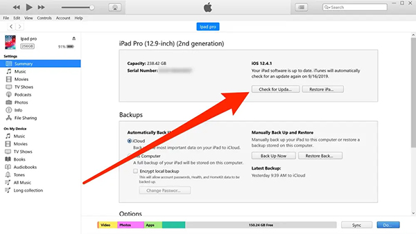 Cách khắc phục iPad bị treo táo