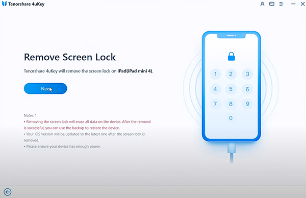 Sử dụng phần mềm hỗ trợ từ bên thứ 3 mở khóa iPad