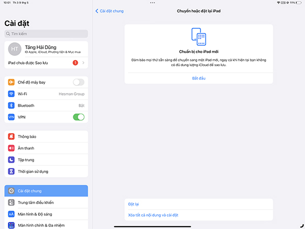 Cách xử lý khi iPad dính iCloud
