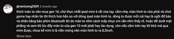 Trải nghiệm thực tế từ người dùng iPad mini 6
