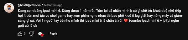 Trải nghiệm thực tế từ người dùng iPad mini 6