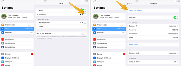 Cách xử lý iPad không kết nối được Wifi do lỗi tín hiệu