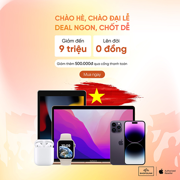 Mua sản phẩm iPad chính hãng Apple tại ShopDunk