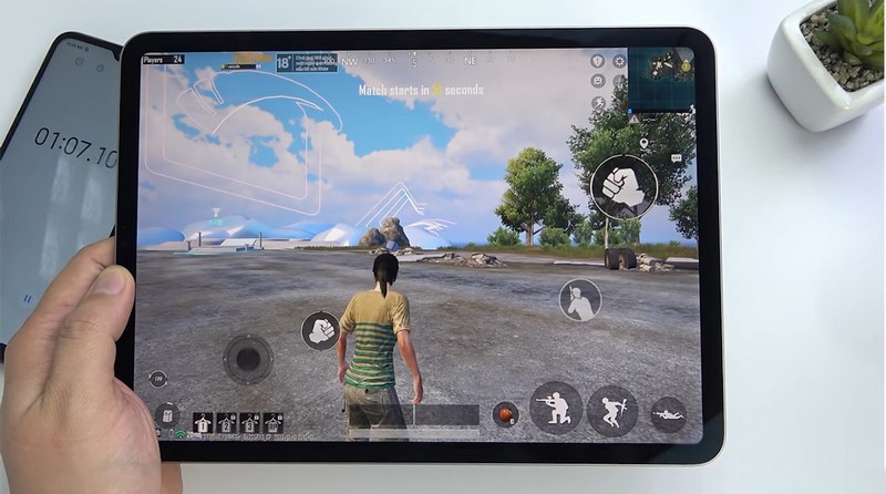 Trải nghiệm tựa game PUBG trên iPad Pro M2 11 inch