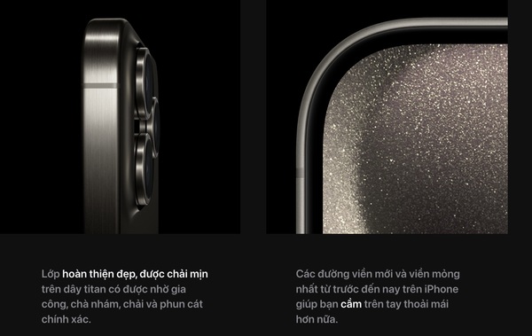 iPhone 15 có thiết kế viền mỏng hơn phiên bản iPhone tiền nhiệm
