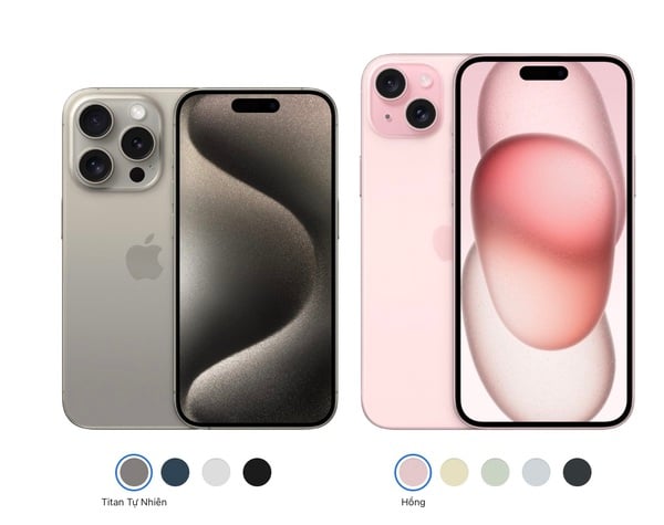 iPhone 15 Pro và iPhone 15 Plus có nhiều điểm khác biệt về mặt thiết kế