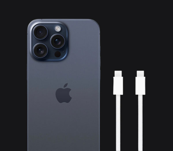 Cổng sạc USB-C mới đem lại tốc độ sạc nhanh hơn gấp 20 lần cho iPhone 15 Pro/ Pro Max