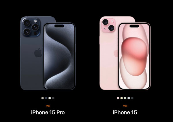 iPhone 15 Pro có những nâng cấp vượt trội so với iPhone 15