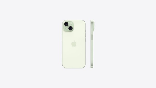 Khung viền nhôm của iPhone 15 bản thường cũng được đổ màu Xanh Lá tạo nên tổng thể hài hòa