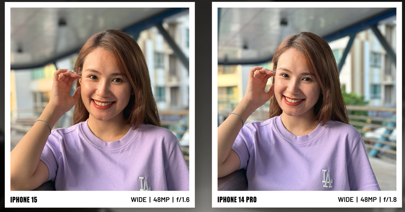 Camera iPhone 15 mang đến những tấm ảnh chân thật từ màu da đến lọn tóc cho người dùng