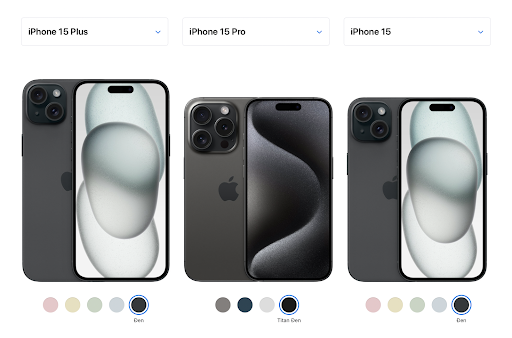 Mỗi phiên bản màu đen trên iPhone 15 và iPhone 15 Pro đều sở hữu vẻ đẹp riêng, độc đáo, sang trọng và dễ dàng hút mắt người dùng chỉ với ánh nhìn đầu tiên.