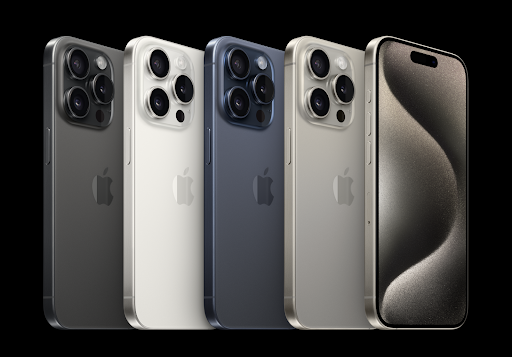 Màu Titan Đen chỉ được xuất hiện trên hai thiết bị iPhone 15 Pro Max và iPhone 15 Pro