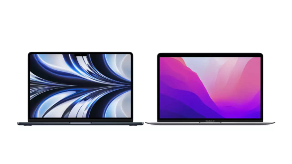 Màn hình Macbook Air M2 và Air M1