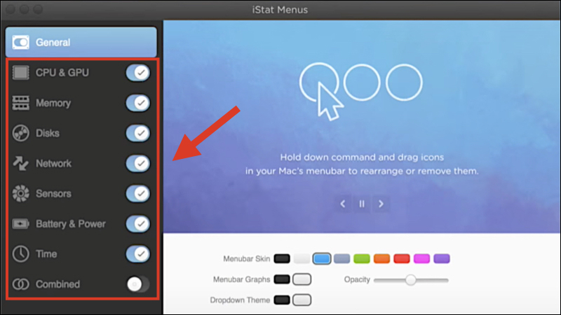 Bỏ túi 4 cách kiểm tra nhiệt độ MacBook M2 chính xác nhất 5 kiểm tra nhiệt độ macbook bằng iStat Menus