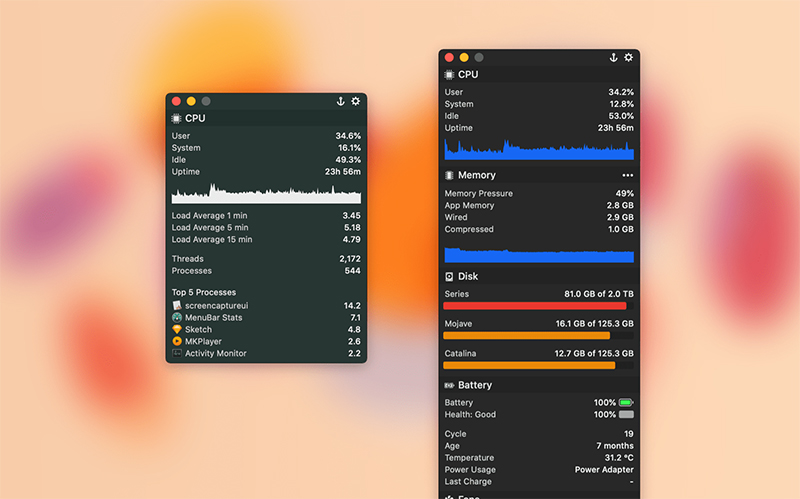 Bỏ túi 4 cách kiểm tra nhiệt độ MacBook M2 chính xác nhất 4 kiểm tra nhiệt độ macbook bằng MenuBar Stats