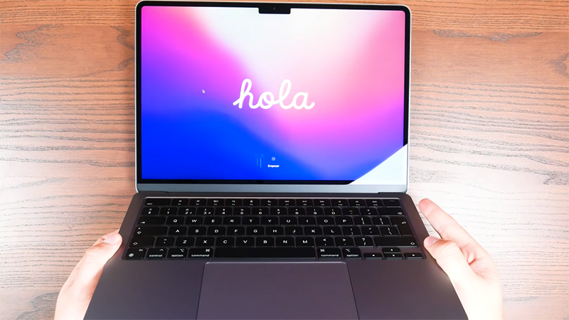 Cận cảnh MacBook Air M2 Space Gray sang trọng “đốn tim" các Apple fan 2 MacBook Air M2 màu Space Gray