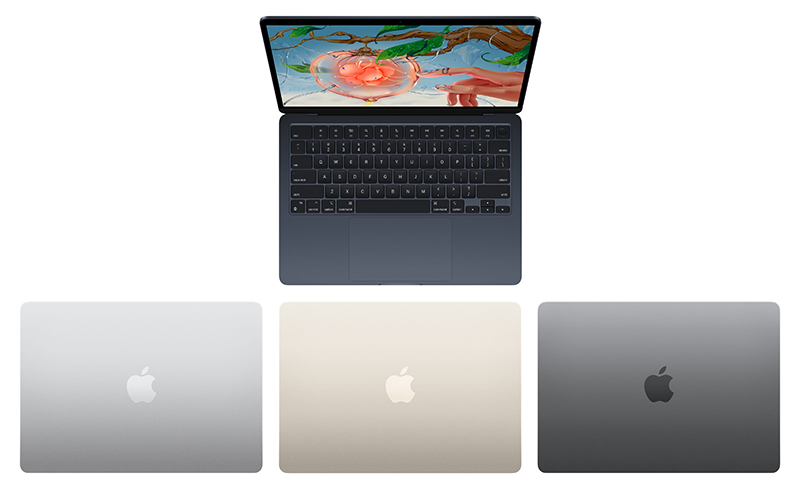 MacBook Air M2 có mấy màu? Màu nào đẹp nhất, thời thượng nhất? 3 MacBook Air M2 màu Space Gray