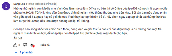 Review iPad Pro M2 từ người dùng