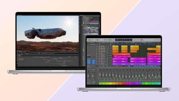 Macbook Pro M2 dựng phim thiết kế