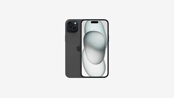 Mặt trước và sau của iPhone 15 Plus/tiêu chuẩn