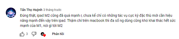 Review từ khách hàng sử dụng iPad Pro M2