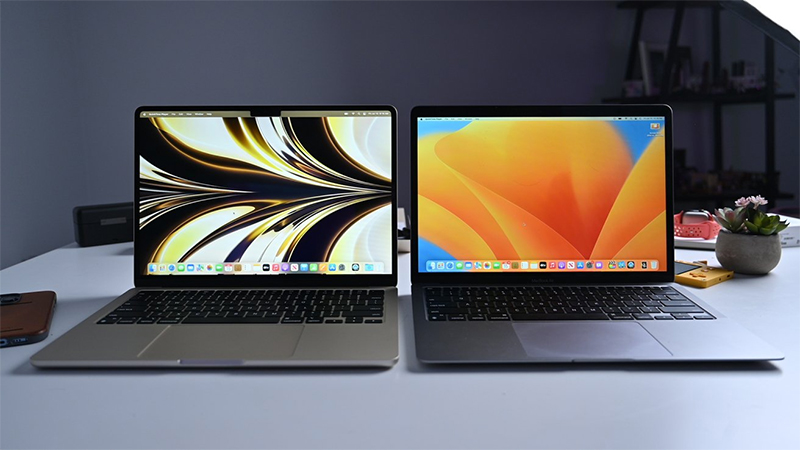MacBook Air M2 và MacBook Air M1 nên mua loại nào tốt hơn? So sánh chi tiết 3 Màn hình Air M2 trông có vẻ lớn hơn MacBook Air M1