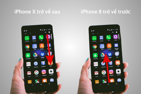 Vuốt màn hình để mở nhanh Trung tâm điều khiển trên iPhone
