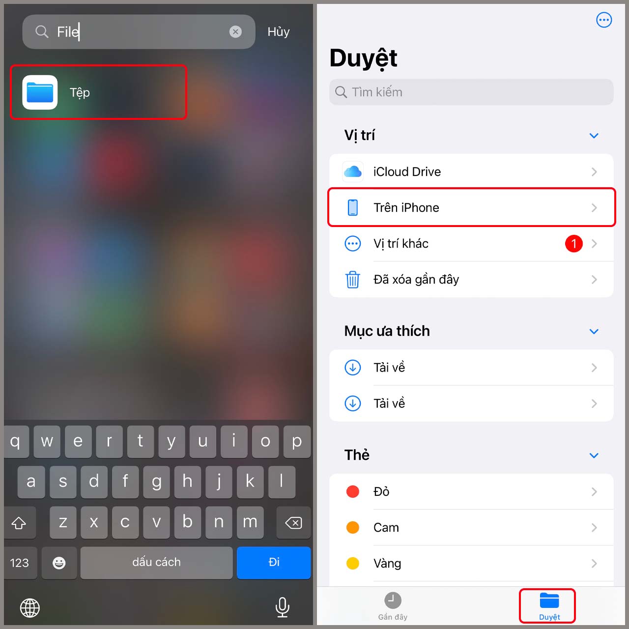 tệp iphone lưu ở đâu