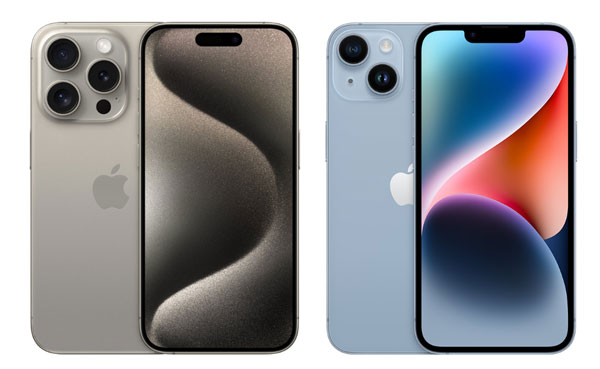 iPhone 15 Pro và 14 có kích cỡ nhỏ gọn, dễ cầm